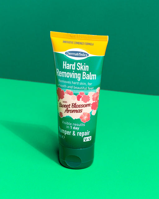 Dermatonics Hard Skin Removing Balm for the removal of hard skin and calluses.