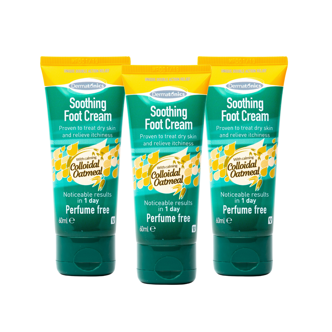 Bange for at dø Træde tilbage portugisisk Natural Soothing Foot Cream (3-Pack) — Dermatonics USA